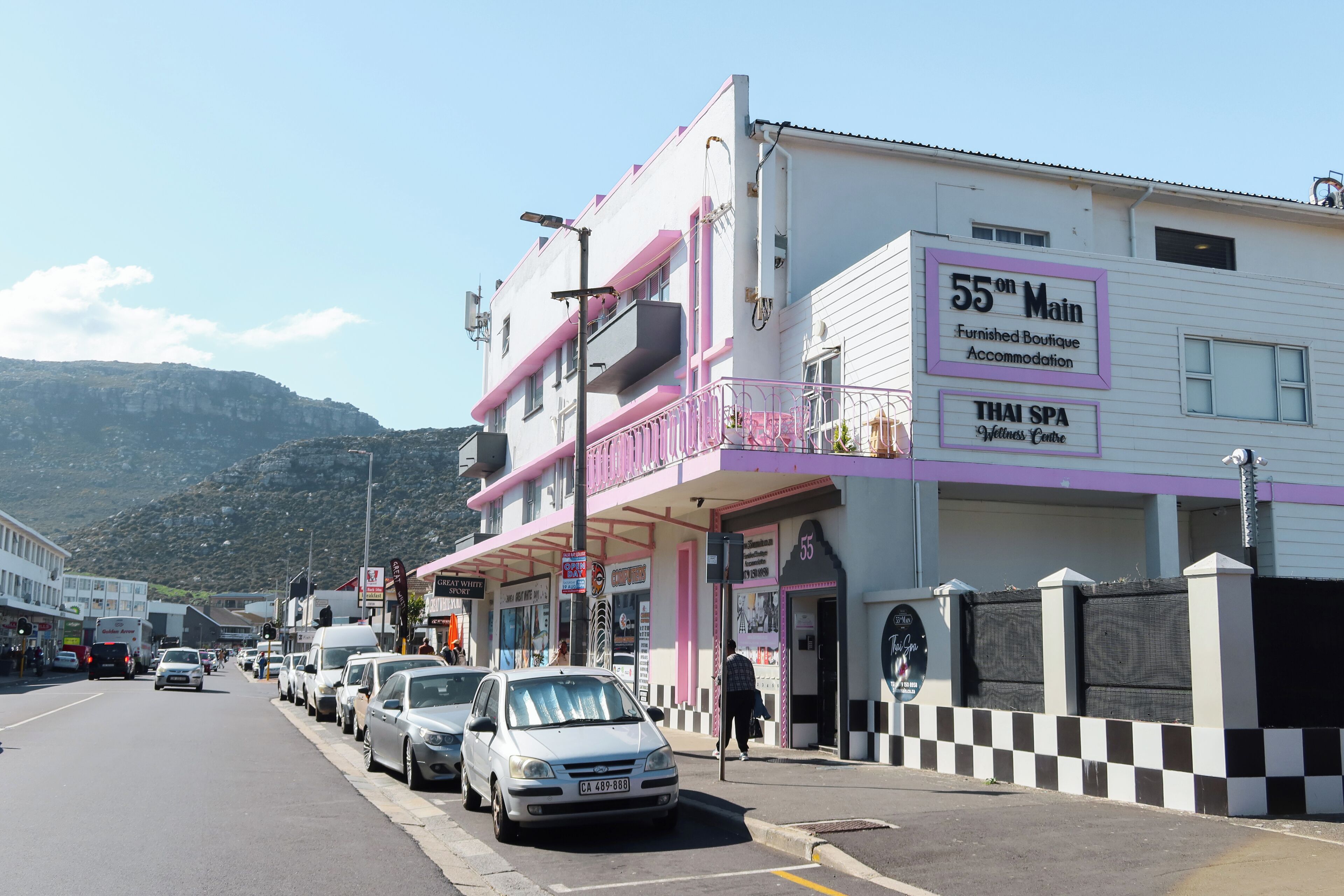 Fassade der Unterkunft