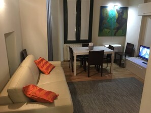 Apartment, 1 Bedroom, Patio, City View | Living area - "borgo Santa Lucia, Casa Legnaia" (Milan)