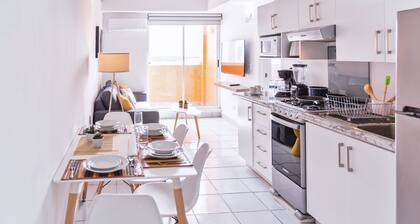 Cómodo y luminoso, Depto. Arena MTY y Fundidora by Mty. Living T504