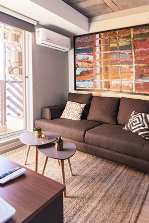 Apartment, 2 Bedrooms | Living area | Flat-screen TV - Moderno y cómodo cerca de Fundidora 2BD, 2BTH by Mty. Living T602 (Monterrey)