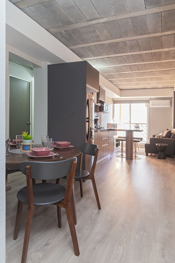 Apartment, 2 Bedrooms | Living area | Flat-screen TV - Moderno y cómodo cerca de Fundidora 2BD, 2BTH by Mty. Living T602 (Monterrey)