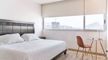 Apartemen, 2 kamar tidur | 2 kamar tidur dan seprai linen