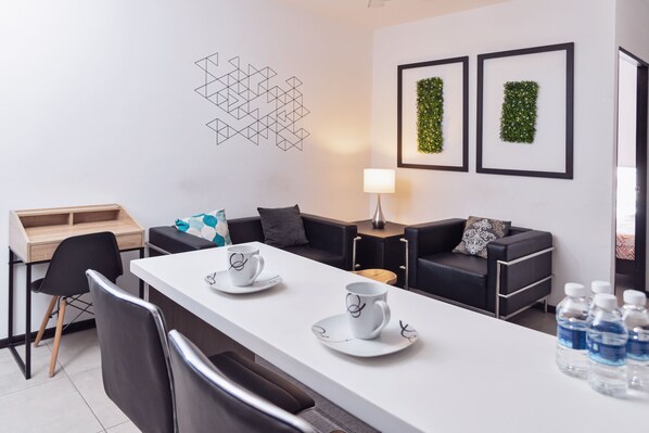 Apartment, 2 Bedrooms | Living area | Flat-screen TV