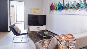 Apartment, 2 Bedrooms | Living area - Save, pretty apt. W/playground, in Monterrey’s Center, 3 room, 1KSB, 2 SB, 2BTH. By Mty Living. S2 702 (Monterrey)