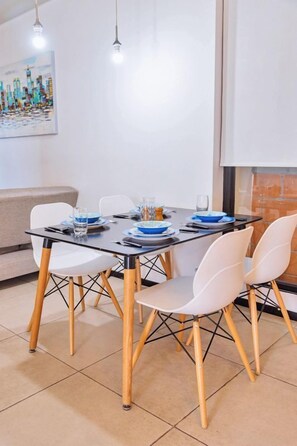Apartment, 2 Bedrooms | In-room dining - Save, pretty apt. W/playground, in Monterrey’s Center, 3 room, 1KSB, 2 SB, 2BTH. By Mty Living. S2 702 (Monterrey)