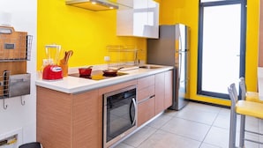 Apartment, 2 Bedrooms | Private kitchen - Save, pretty apt. W/playground, in Monterrey’s Center, 3 room, 1KSB, 2 SB, 2BTH. By Mty Living. S2 702 (Monterrey)