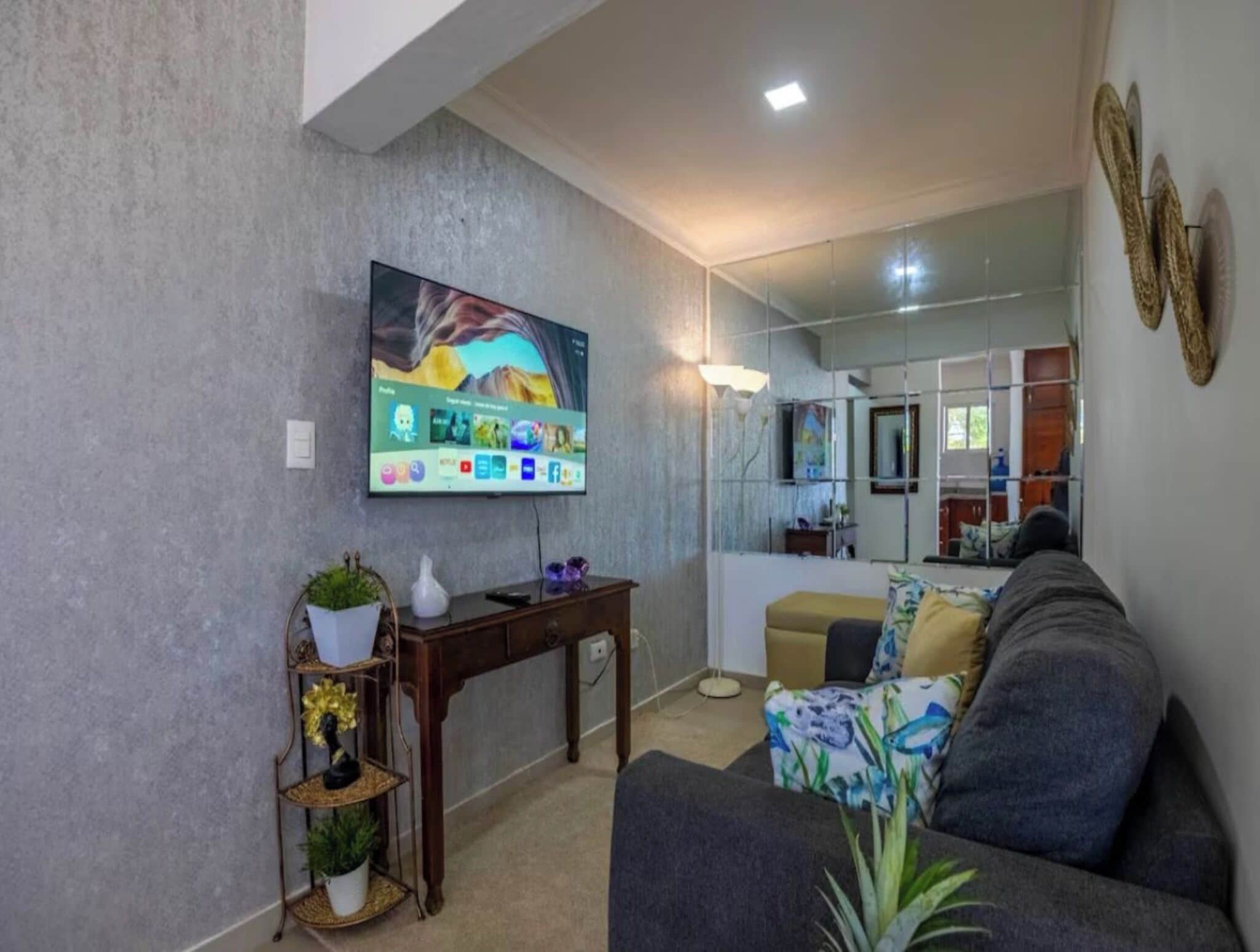 Condo, 2 quartos, para fumantes, piscina particular | Sala de estar