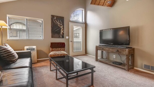 Condo, 1 Queen Bed (Powder Village E2) | Living room - Powder Village E2 (Bend)