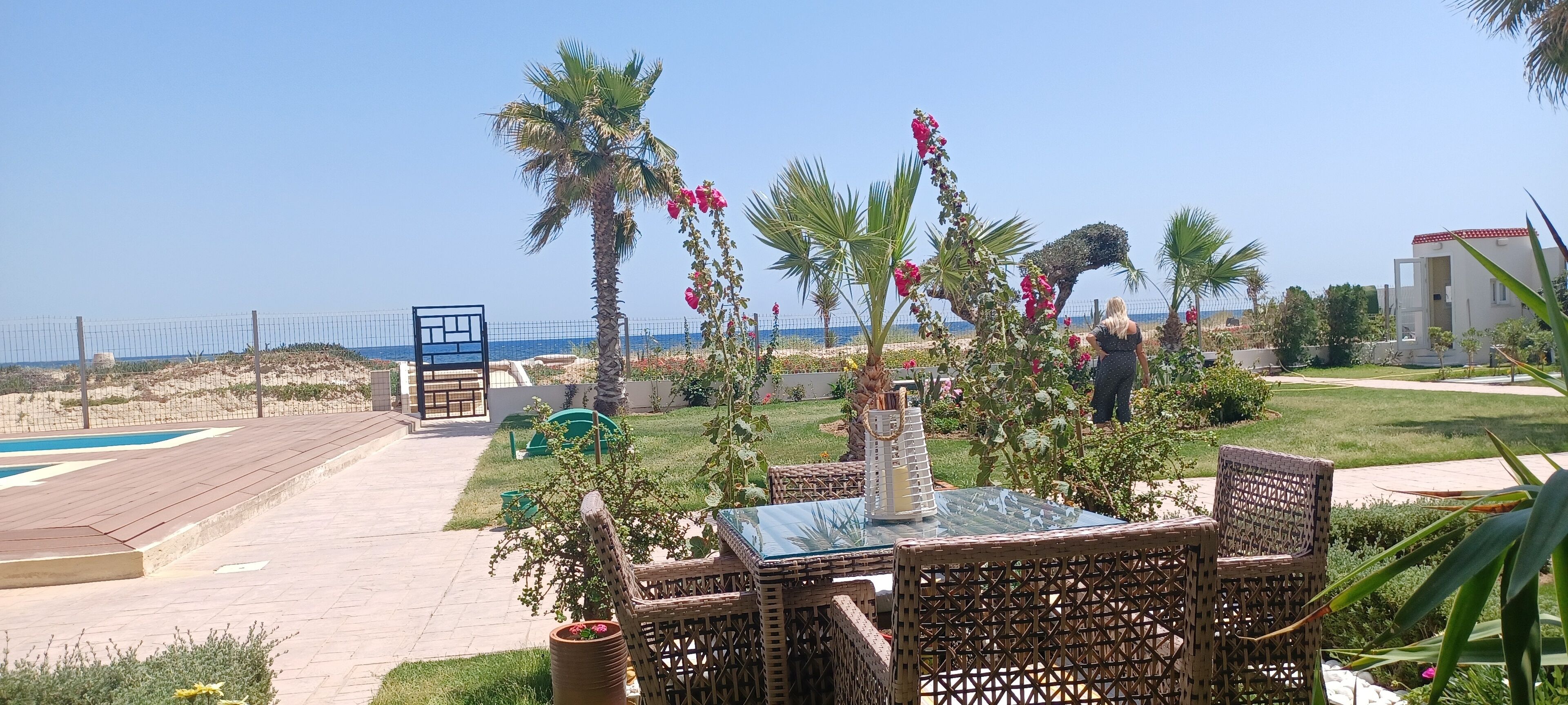 คอนโด, 1 ห้องนอน, พร้อมสิ่งอำนวยความสะดวกสำหรับผู้พิการ, ลานระเบียง | บริเวณที่พัก