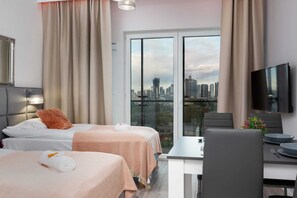 WiFi, bed sheets - Prymasa Tysiąclecia 83a | Studio |Air Conditioning (Warszawa)