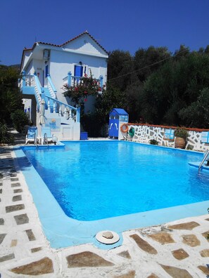 Apartment, 1 Bedroom, Patio, Garden View | Pool | Outdoor pool - Meltemia Studio Samos With Pool (Samos)