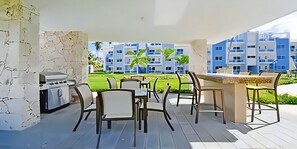 Appartement, 2 chambres, fumeur, balcon | Aire de pique-nique/barbecue