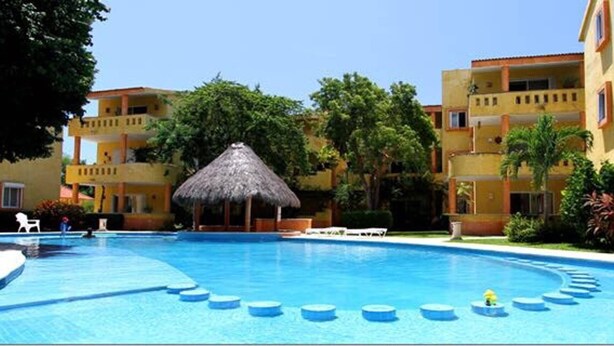 Outdoor pool - Apartment Front Reef - Playacar (Playa del Carmen)