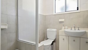 Combined shower/bathtub
