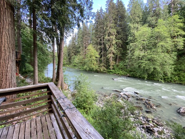 Property grounds - A Frame Cabin right on the river! Welcome to your Oasis!! (Granite Falls)
