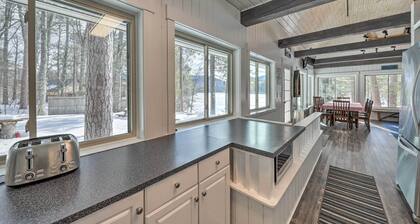 Quiet Waterfront Cabin w/ Dock, Game Room, Hot Tub