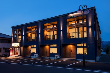 Front of property - evening/night