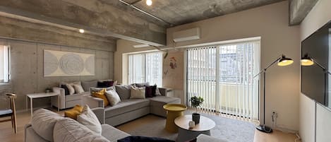 Condo, 1 Bedroom (4F) | Living area | TV