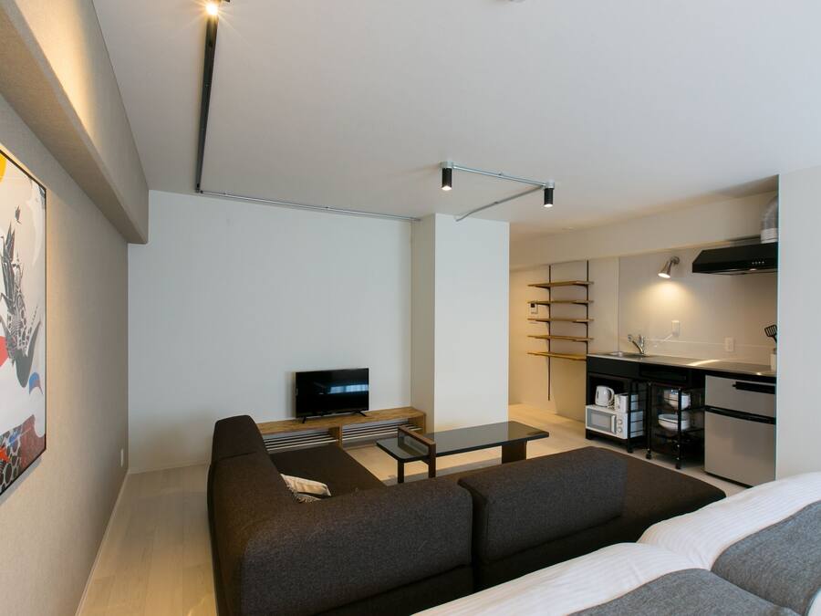 Individually decorated, individually furnished, desk, laptop workspace