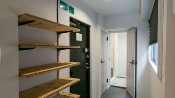 Individually decorated, individually furnished, desk, laptop workspace