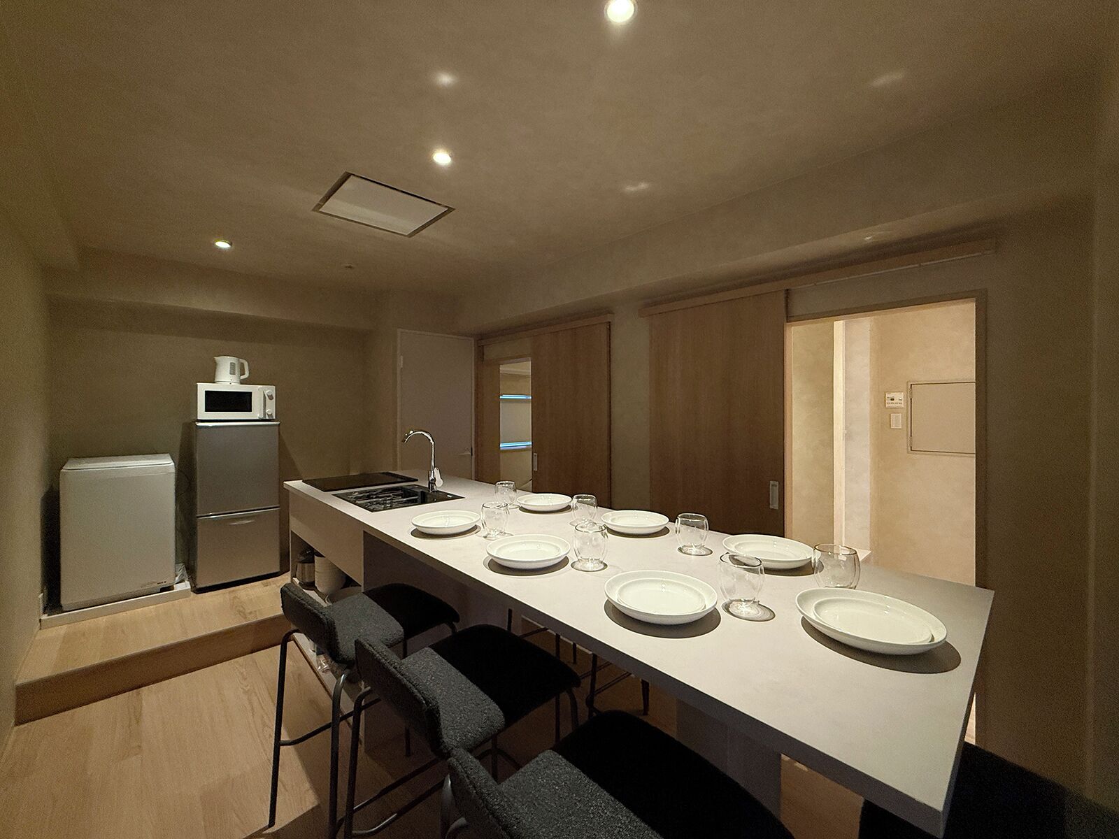 Premium Condo, 3 Bedrooms, Kitchen (401) | Private kitchen | Fridge, microwave, stovetop, toaster