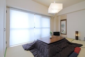 Condo, 2 Bedrooms (301) | Living area | TV - Mitsuyama Building (Hiroshima)