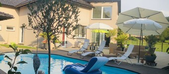 Montreux 20kms - Villa Individuelle, Piscine, Jacuzzi