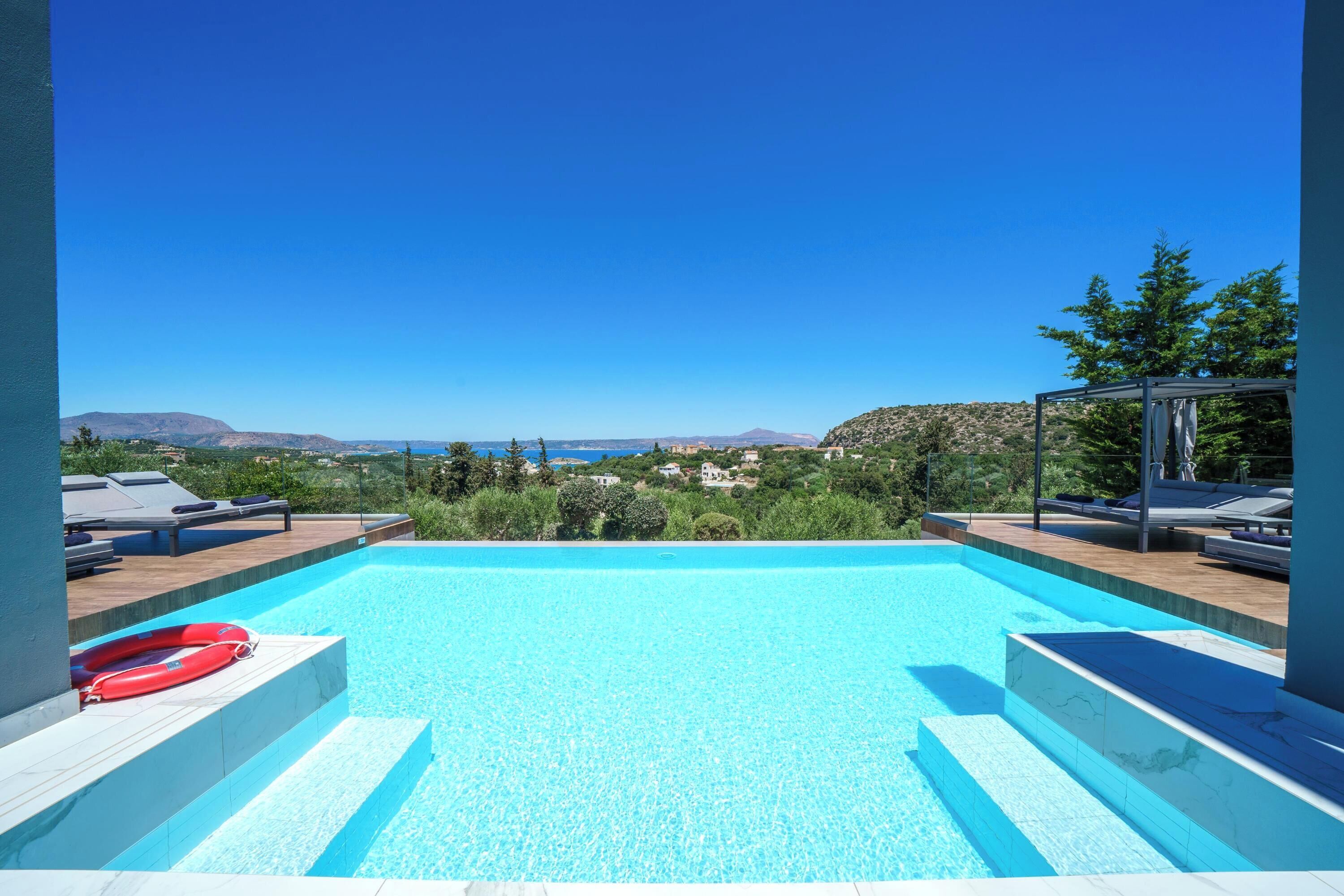 Infinity-pool, opvarmet pool