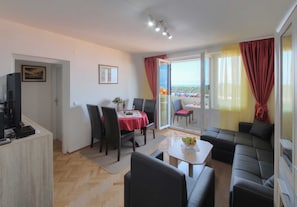 Lägenhet (Apartment Blue Harmony - Two Bedroom ) | Vardagsrum | Tv