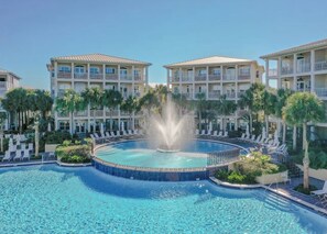 Pool - FANTASTIC RENOVATION! STEPS TO LAGOON POOL! BEST SEACREST BEACH LOCATION! (Seacrest)