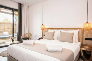 In-room safe, individually decorated, individually furnished, desk - Aqua Blu - Adults Only  by Checkin (Hersonissos)