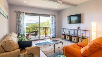 Condo, 2 Bedrooms, Ocean View | Living room | TV