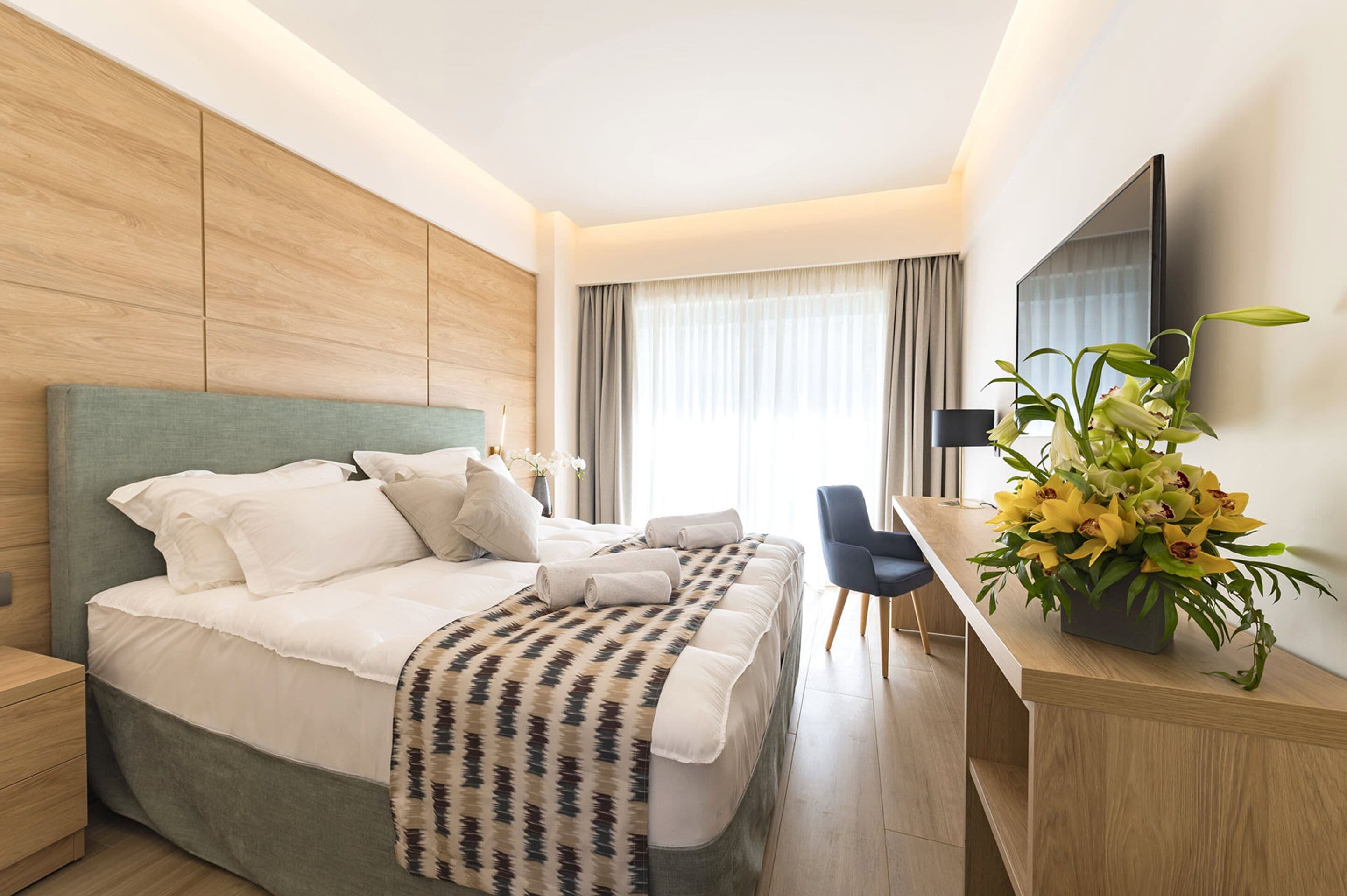 superior double room | 1 bedroom, minibar, in-room safe, individually decorated