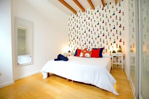 2 bedrooms, in-room safe, iron/ironing board, travel crib