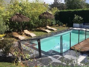Indoor pool, a heated pool
