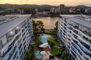 Outdoor pool, a heated pool - Stunning Waterfront Penthouse | 3 or 4 Bedrooms (West End)