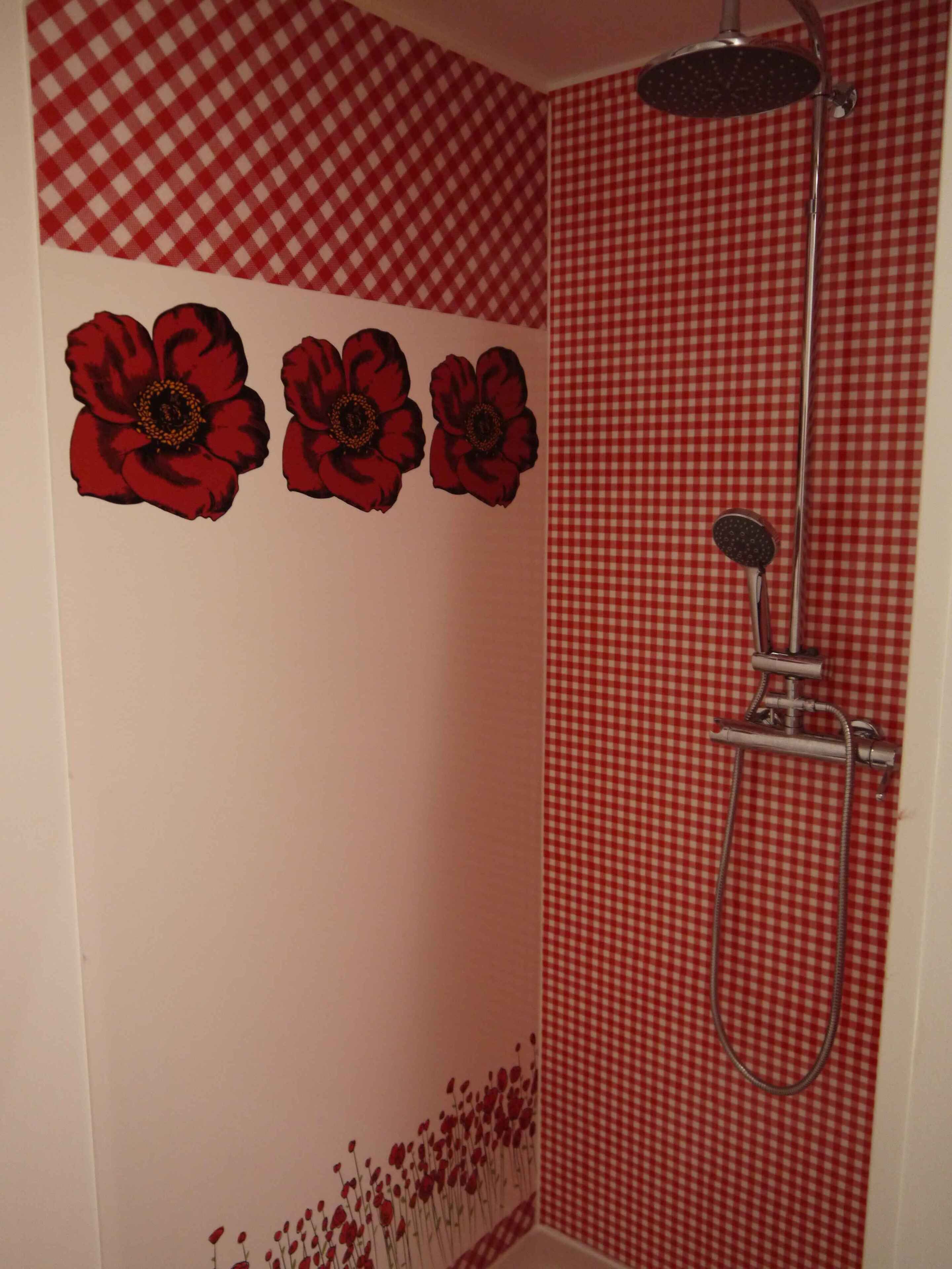 Sèche-cheveux, serviettes fournies, savon, papier toilette