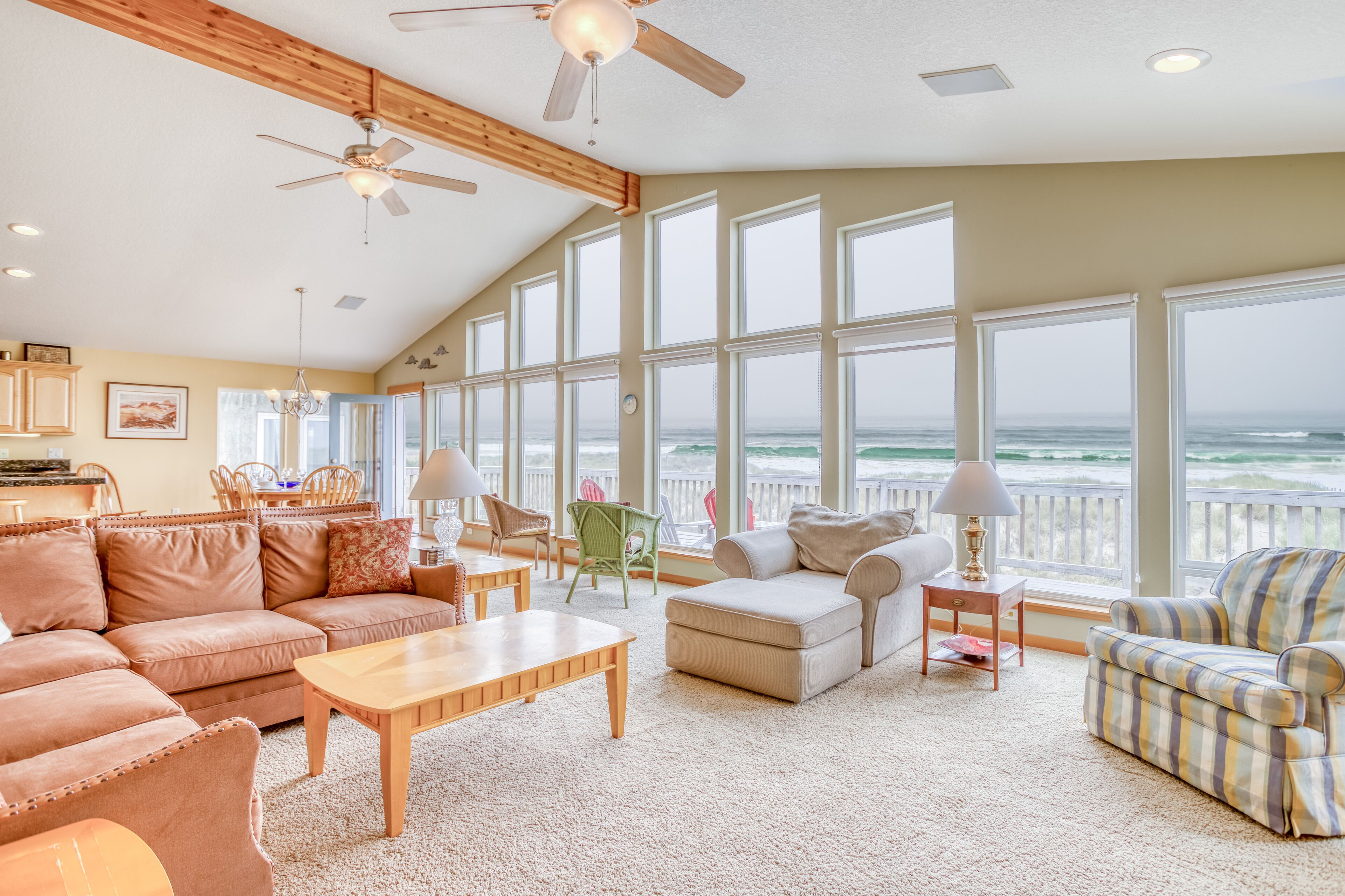 Oceanfront Home with Panoramic Ocean Views, and Game Room!