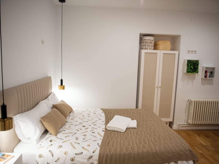 Superior dubbelrum | 1 sovrum, skrivbord, arbetsyta för laptop och gratis wi-fi