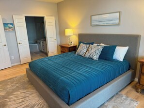 3 bedrooms, iron/ironing board, travel cot, WiFi