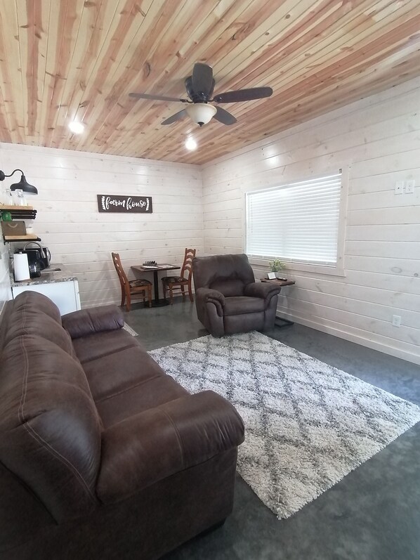 TV - Knotty Squirrel Unit 6 King Suite with pullout sofa (Mountain View)