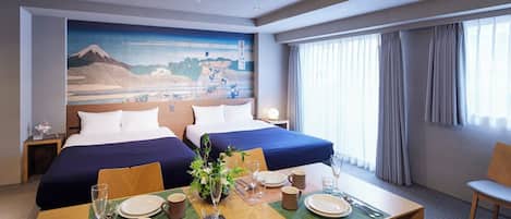 Exclusieve kamer | Een kluis op de kamer, verduisterende gordijnen, beddengoed