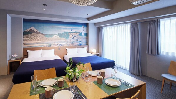 In-room safe, blackout drapes, bed sheets