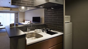 Chambre Premium | Cuisine privée