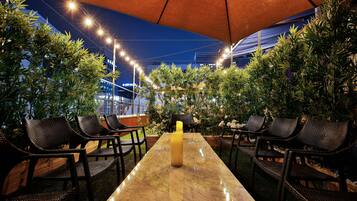 Front of property - evening/night