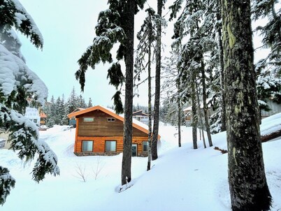 Barlow Pines Lodge - spacious cabin next to Ski Bowl with a Mt. Hood view