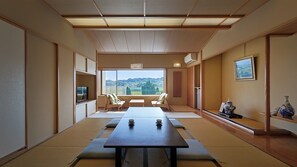 Barrier-free, 2-room Japanese-Western Room, Non-Smoking | Living area | Flat-screen TV - Hotel Symphony Annex (Sagae)