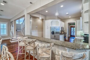 Fridge, microwave, oven, stovetop - Charming Cottage in WaterColor, Beach Club Access, Bikes. Open Layout, Steps to Seaside. Book Now! (Santa Rosa Beach)