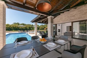 Terrace/patio - Villa Greenblue (Porec)