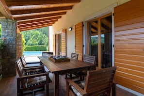 Terrace/patio - Villa Lef (Buzet)